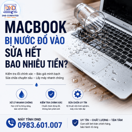 MacBook vô nước sửa hết bao nhiêu tiền?