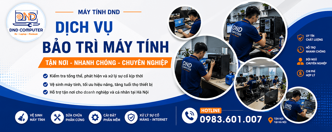 Bảo Tr&igrave; M&aacute;y T&iacute;nh Chuy&ecirc;n Nghiệp &ndash; Giải Ph&aacute;p Tối Ưu Hiệu Suất M&aacute;y T&iacute;nh