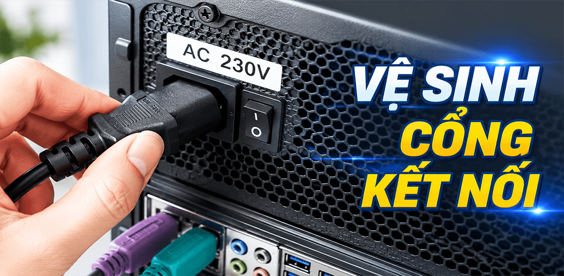 Hướng dẫn cách vệ sinh PC tại nhà