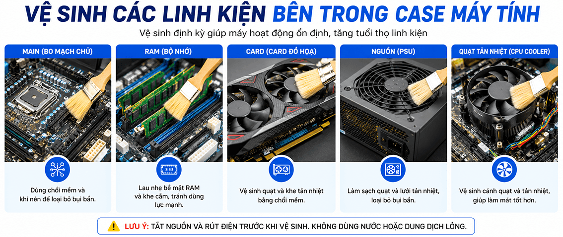 Hướng dẫn cách vệ sinh PC tại nhà