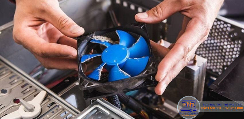 Pc kêu to bất thường do bụi bẩn