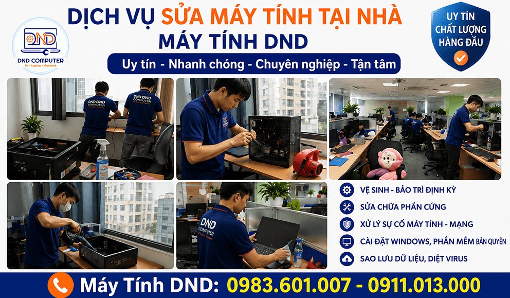Dịch vụ sửa máy tính tại nhà