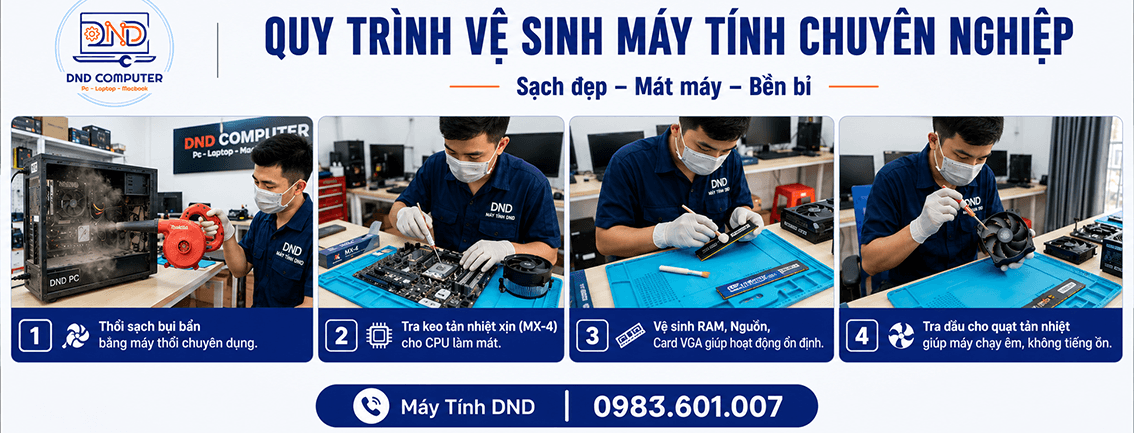 Dịch vụ vệ sinh pc laptop tại nhà Hà Nội