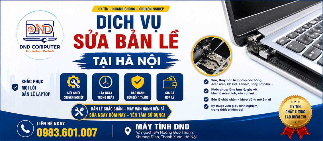 Sửa bản lề laptop