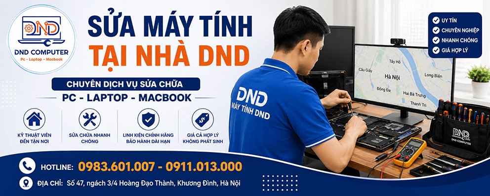 Sửa máy tính tại nhà Hai Bà Trưng