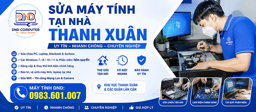Sửa laptop tại nh&agrave; Thanh Xu&acirc;n
