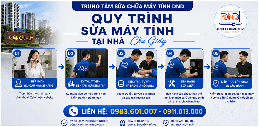 Sửa m&aacute;y t&iacute;nh tại nh&agrave; Cầu Giấy