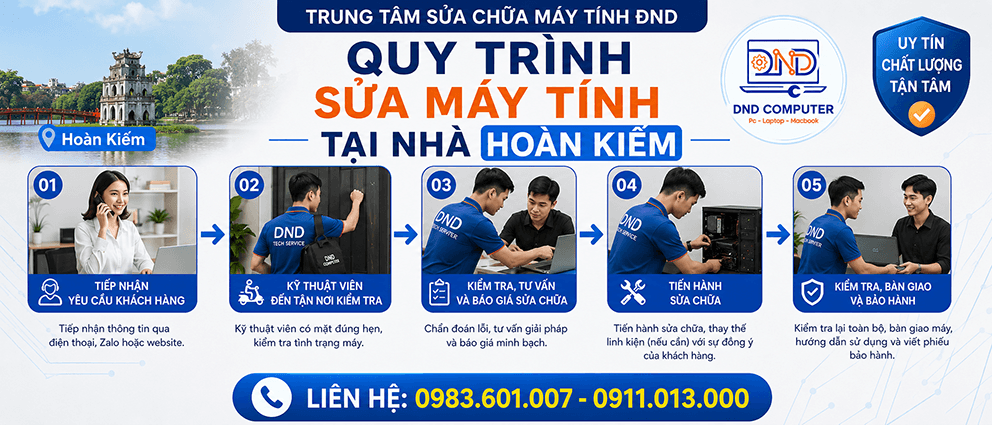 Sửa máy tính tại nhà Hoàn Kiếm
