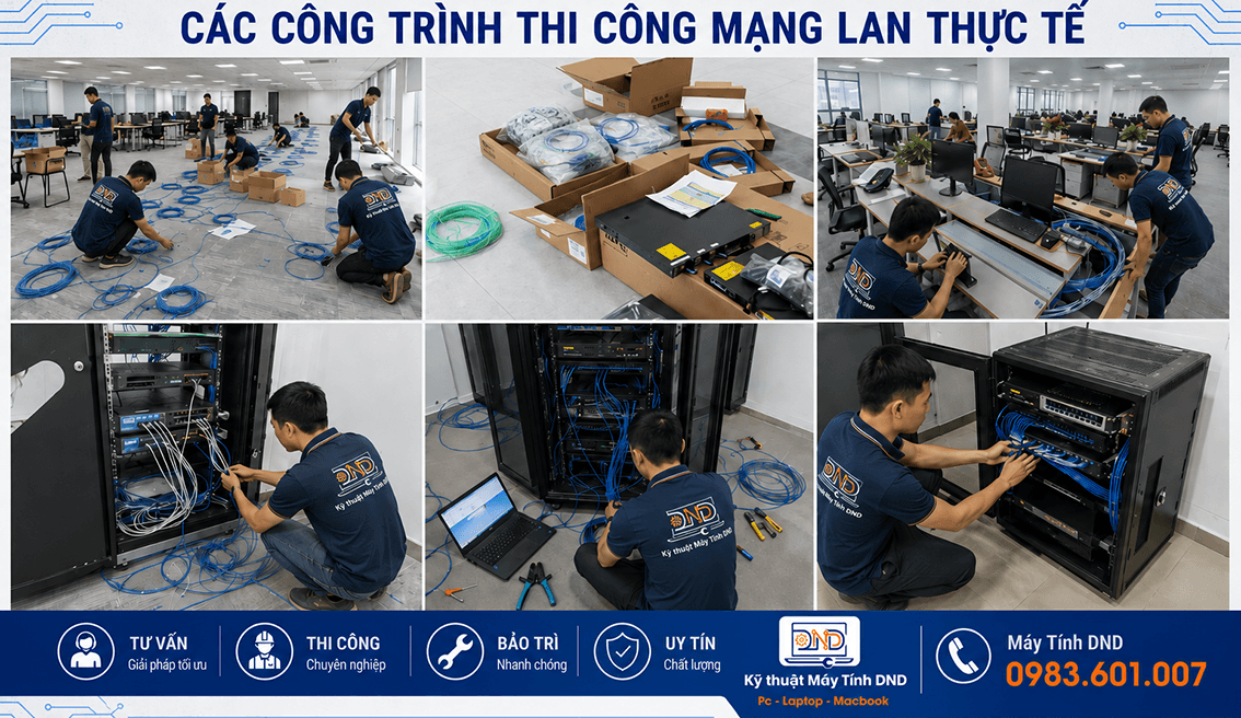Thi C&ocirc;ng Mạng LAN Tại Nh&agrave; H&agrave; Nội