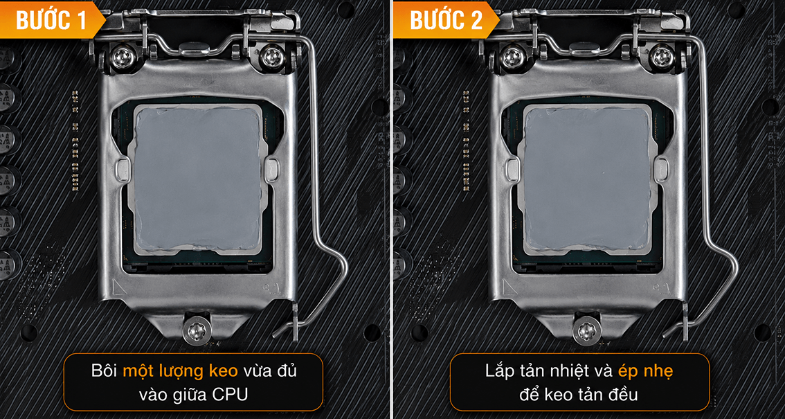 C&aacute;ch tra keo tản nhiệt CPU chuẩn v&agrave; hiệu quả tại nh&agrave;