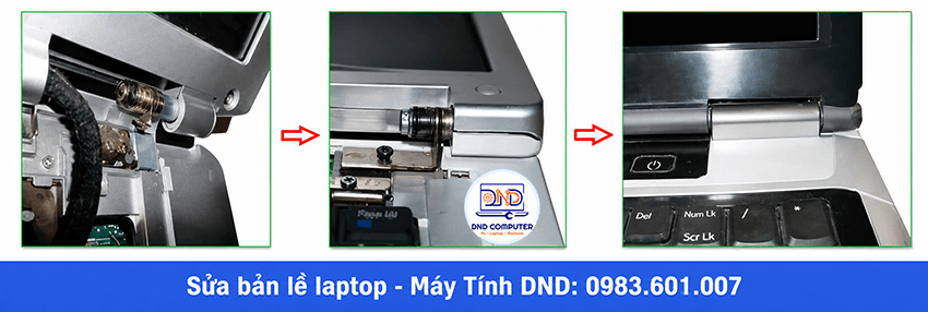 sửa Bản lề laptop bị lỏng