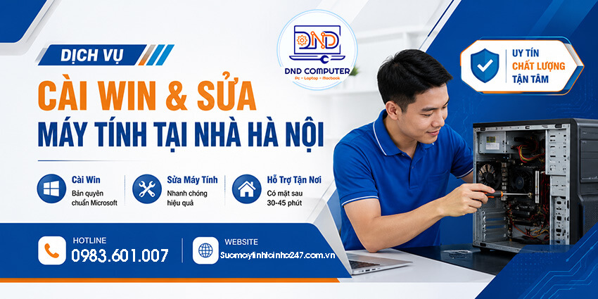 Cài win tại nhà Hà Nội