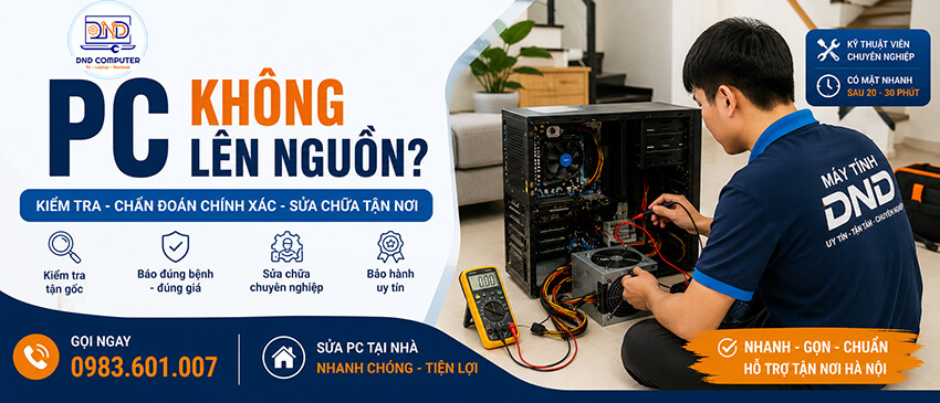 Pc không lên nguồn