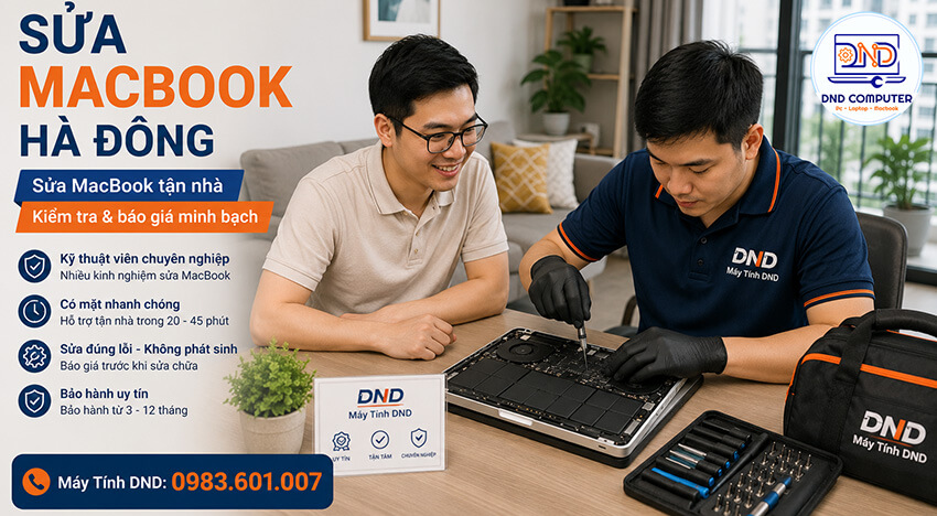 Dịch vụ sửa Macbook Hà Đông