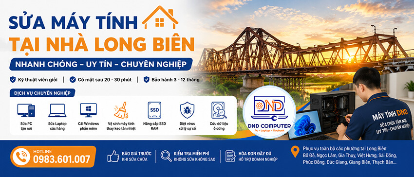 Sửa m&aacute;y t&iacute;nh tại nh&agrave; Long Bi&ecirc;n