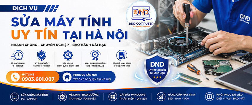 Dịch vụ sửa máy tính Uy tín tại Hà Nội