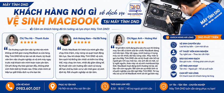 Vệ sinh Macbook