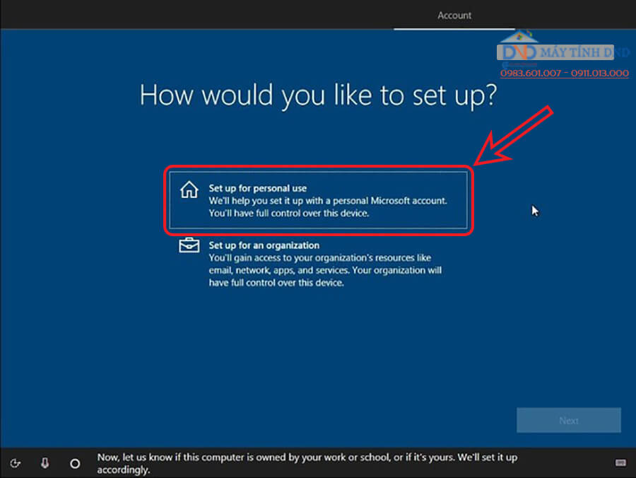 c&agrave;i windows 10 tại nh&agrave;