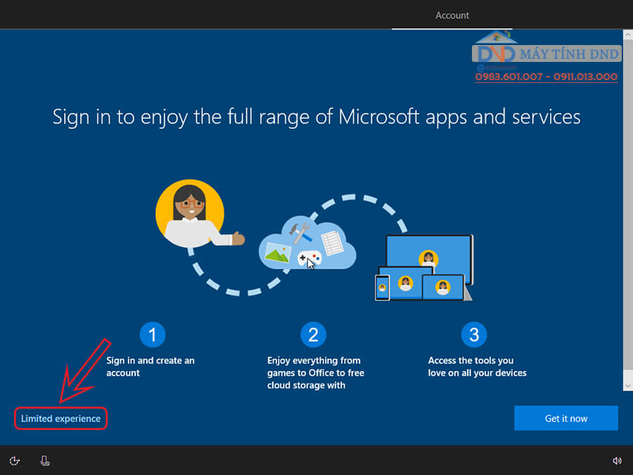 c&agrave;i windows 10 tại nh&agrave;