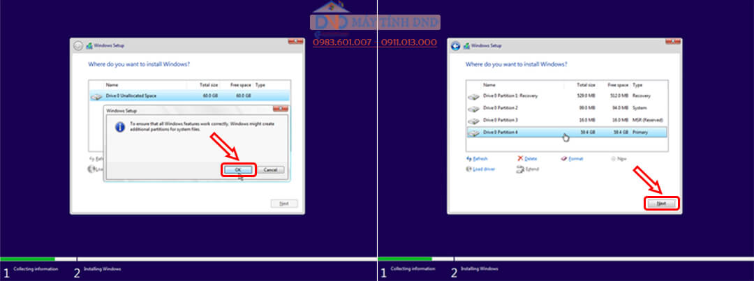 c&agrave;i windows 10 tại nh&agrave;
