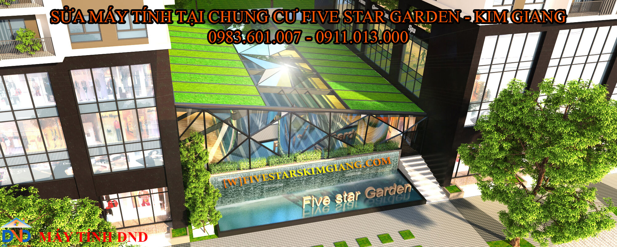 sửa m&aacute;y t&iacute;nh tại chung cư Five Star Garden Kim Giang Uy t&iacute;n